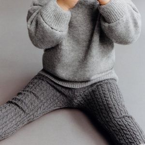 Zara - Cable knit leggings x 2 size 2-3T